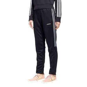 Adidas Track Pants XL Black Athletic Ankle Zip Pockets Performance Training Pant